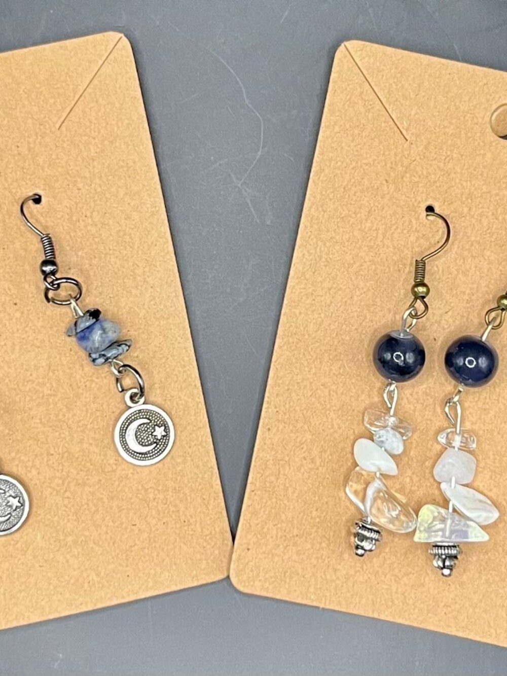 Crystal Earring Set #10 - Abundance Grid - Taurus Virgo Capricorn